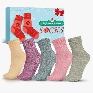 (Set 3)Stocking Stuffers for Women Fuzzy Socks - Christmas Gifts - Soft Fluffy